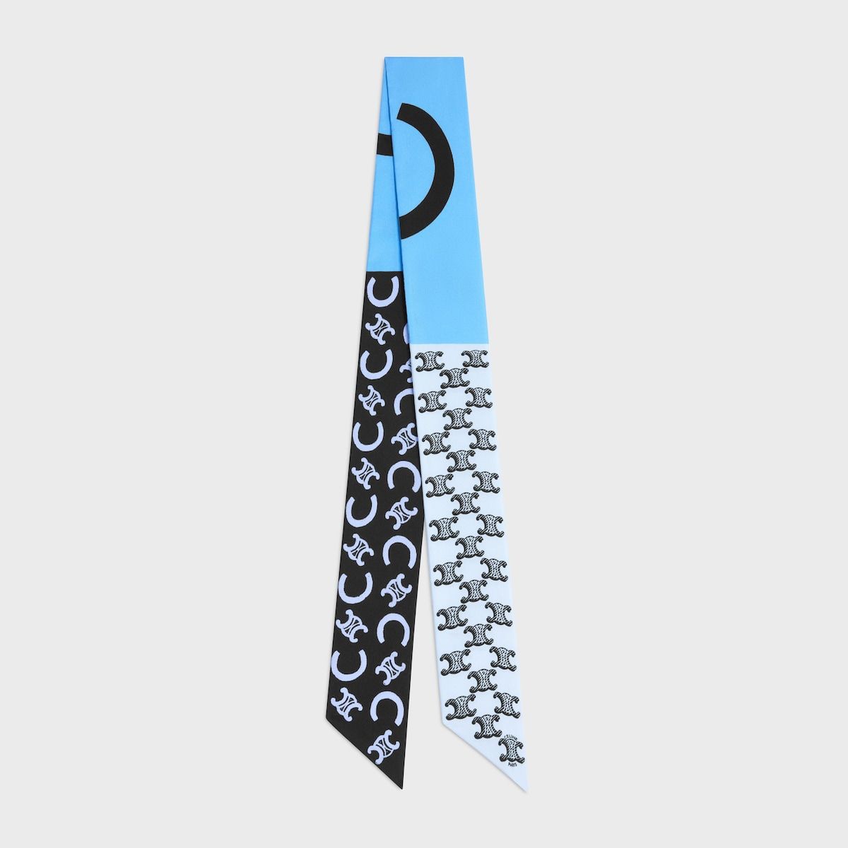 Triomphe-Print Silk Scarf