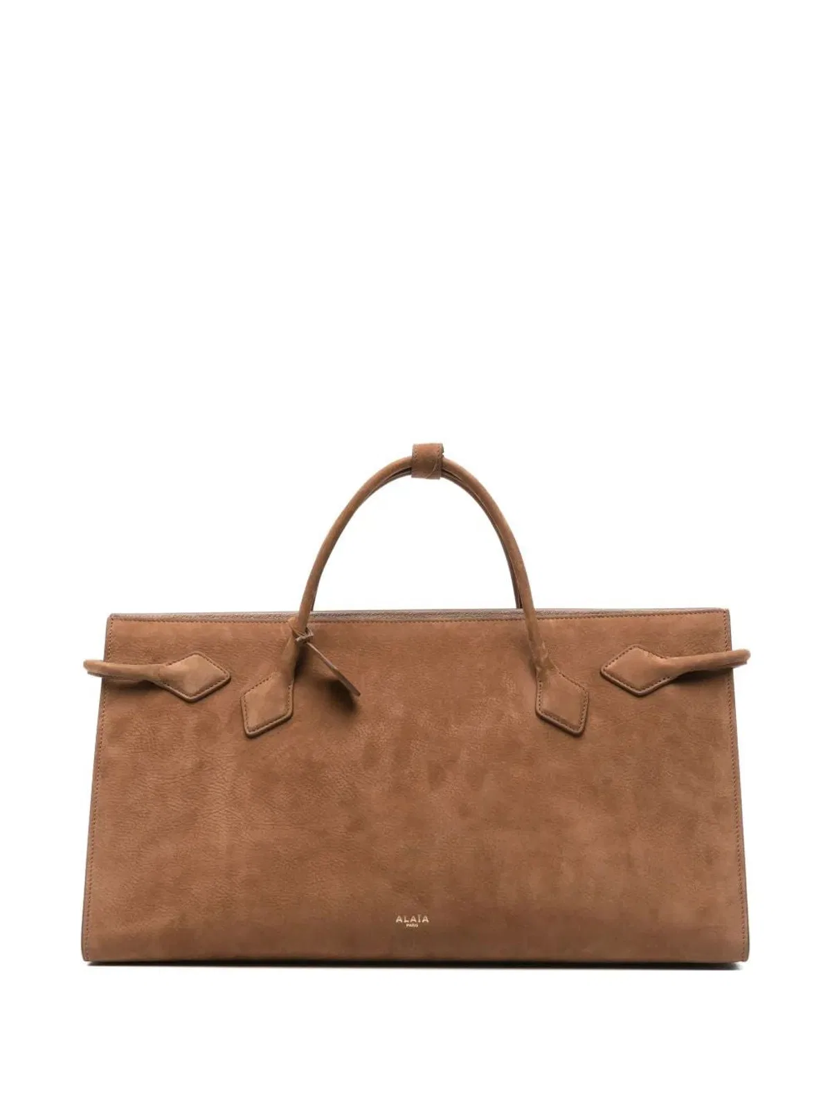 Alaia Terre Dombre Leather Hand Tote Bag