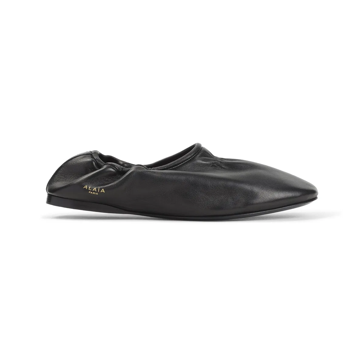 Alaia Black Lamb Leather Sandals