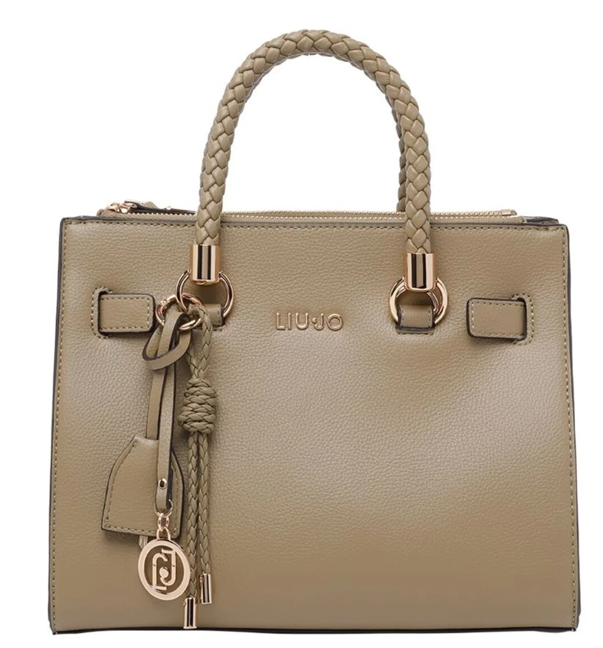 Mud Grey Leather Bag