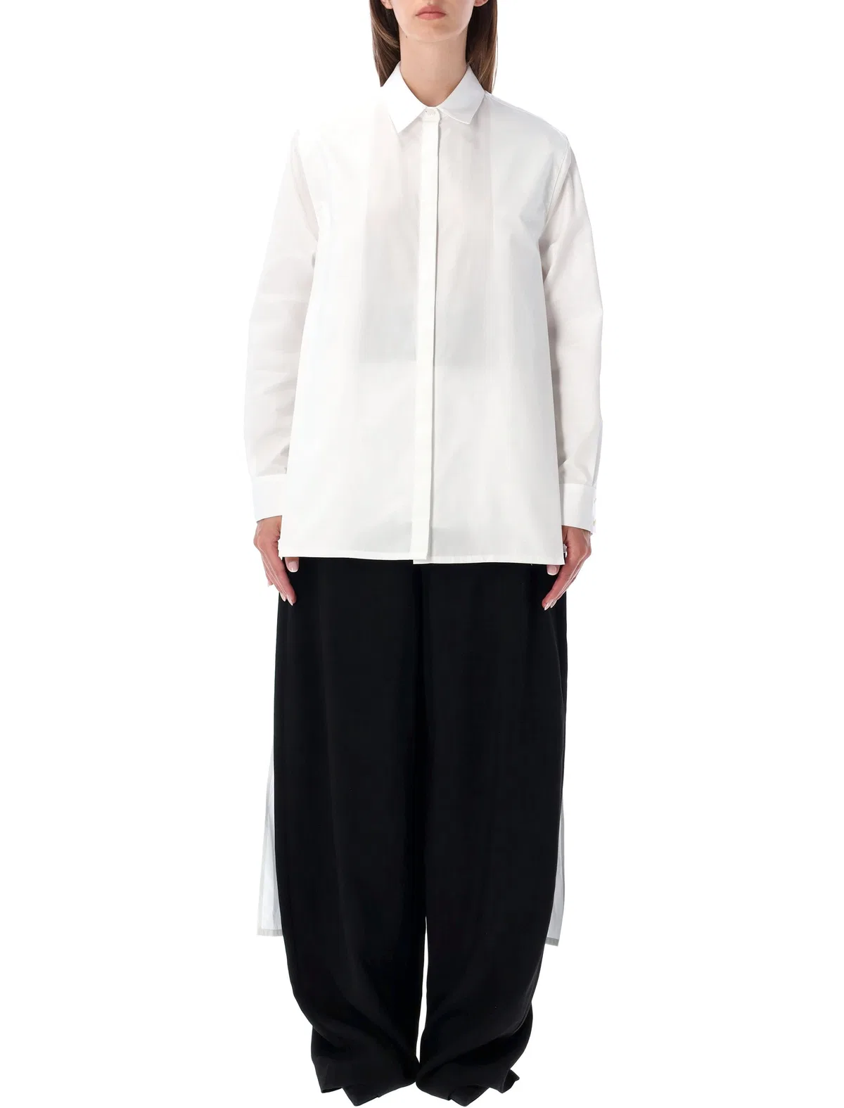 Alaia Alaïa Asymmetric Cotton Shirt