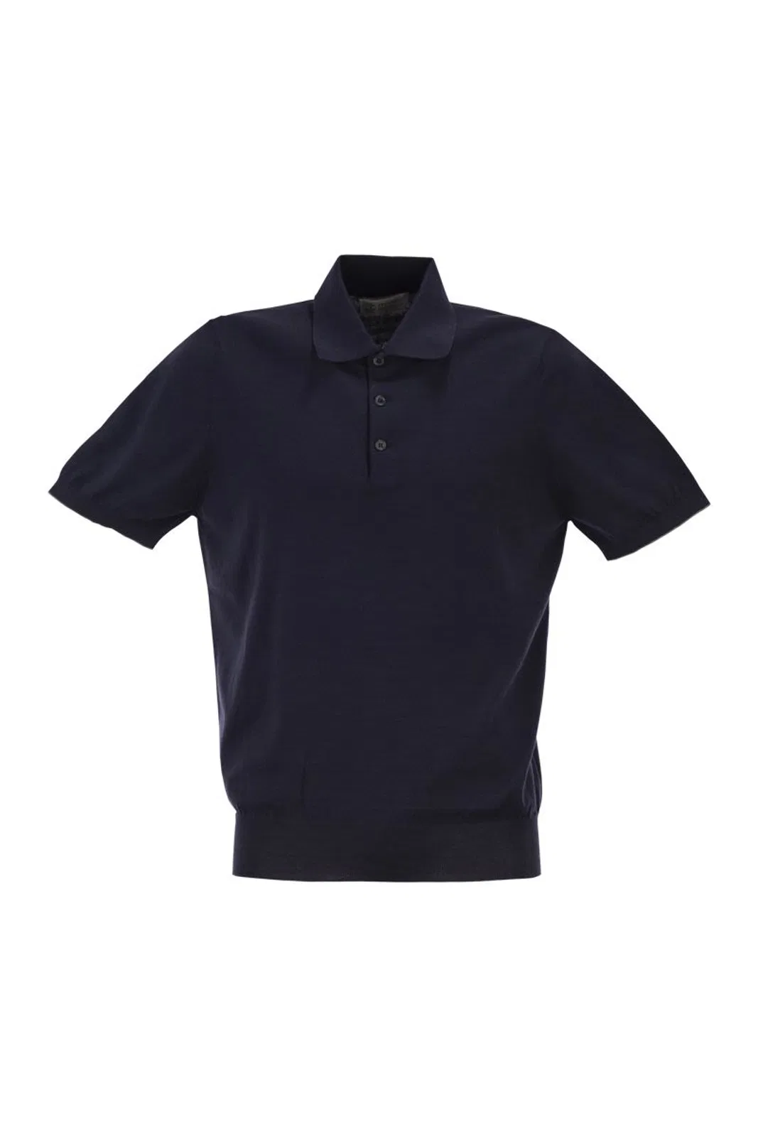 Lightweight Cotton Knit Polo Shirt