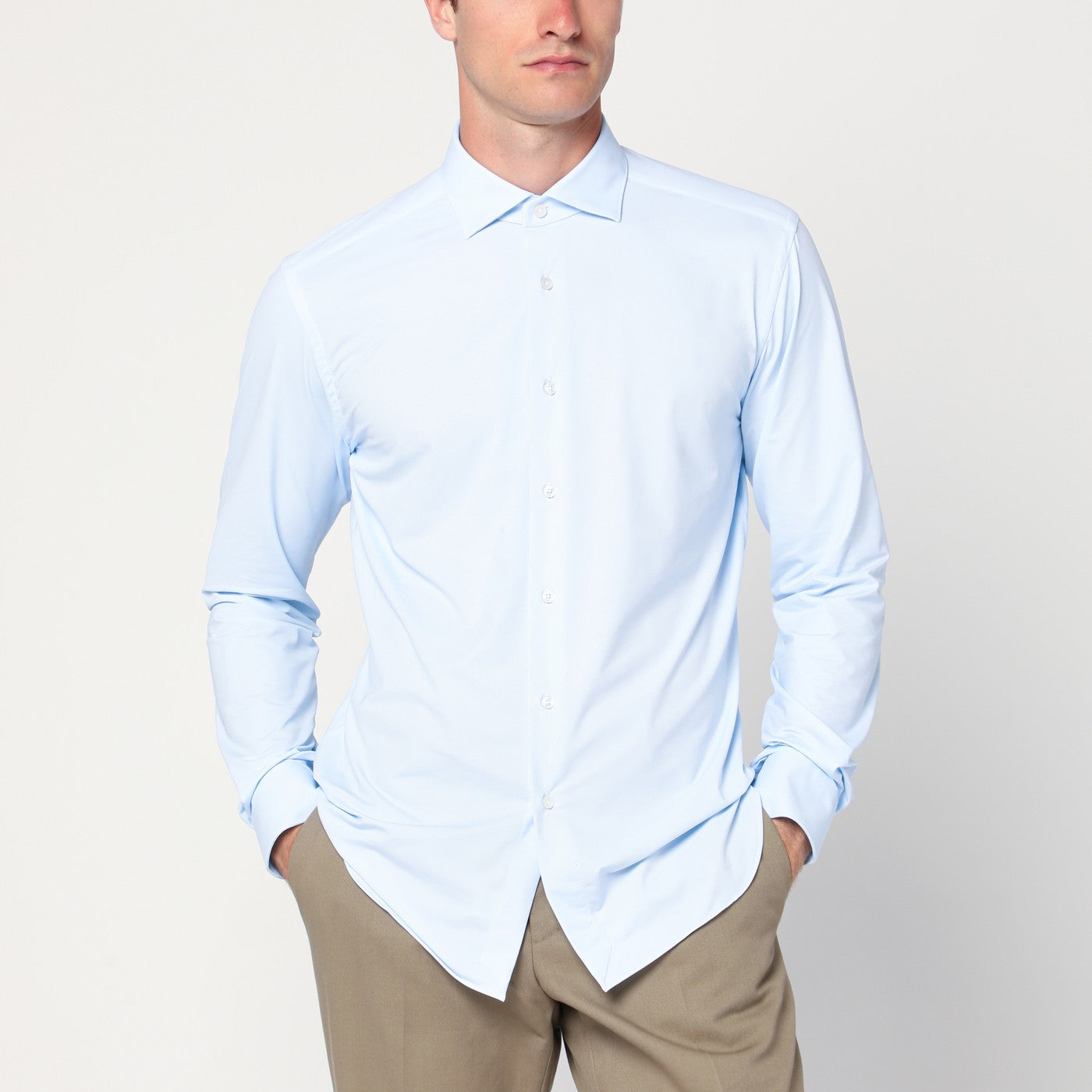Light Blue Active Twill Shirt