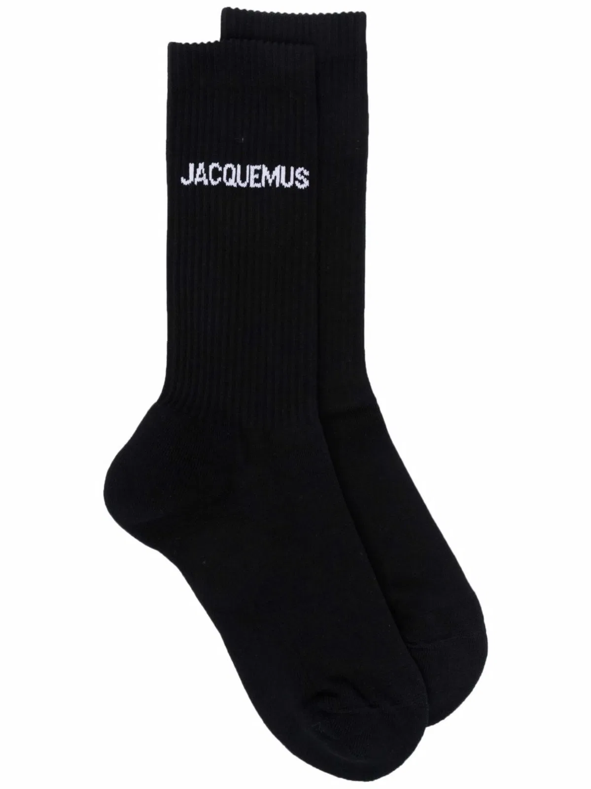 Logo-Embroidered Ribbed Socks