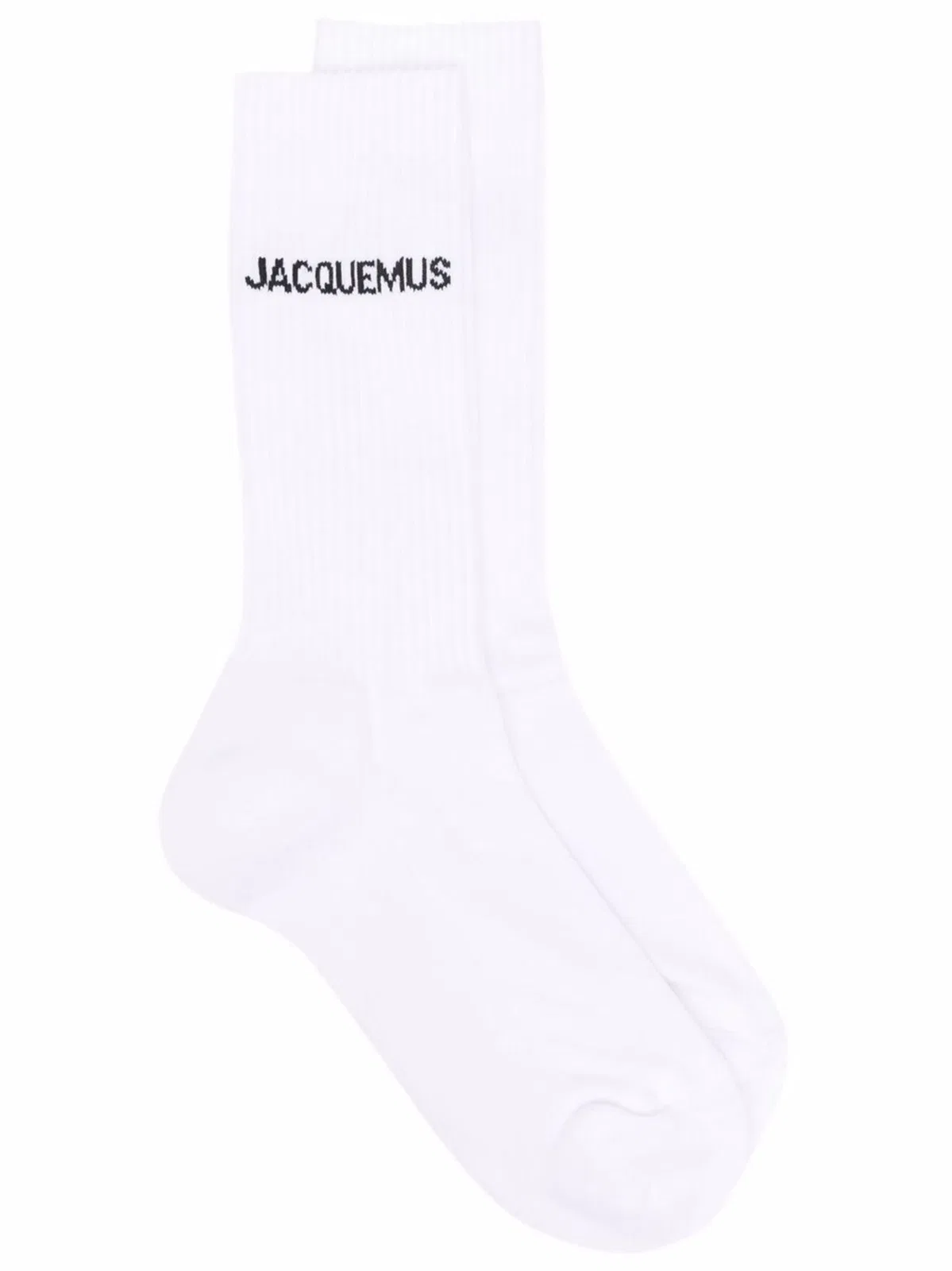 Logo-Embroidered Ribbed Socks