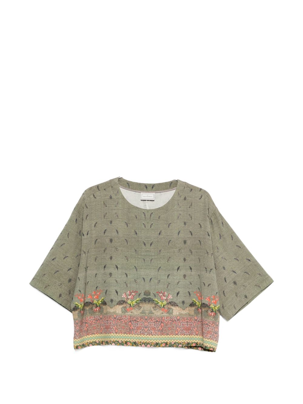 Printed Silk Blouse