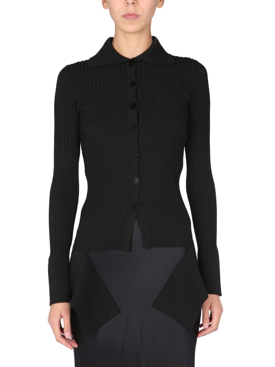 Andreadamo Cardigan With Cut Out Details