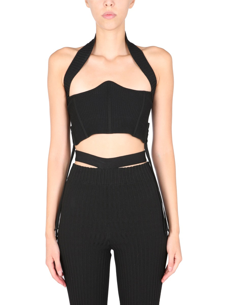 Andreadamo Ribbed Bustier