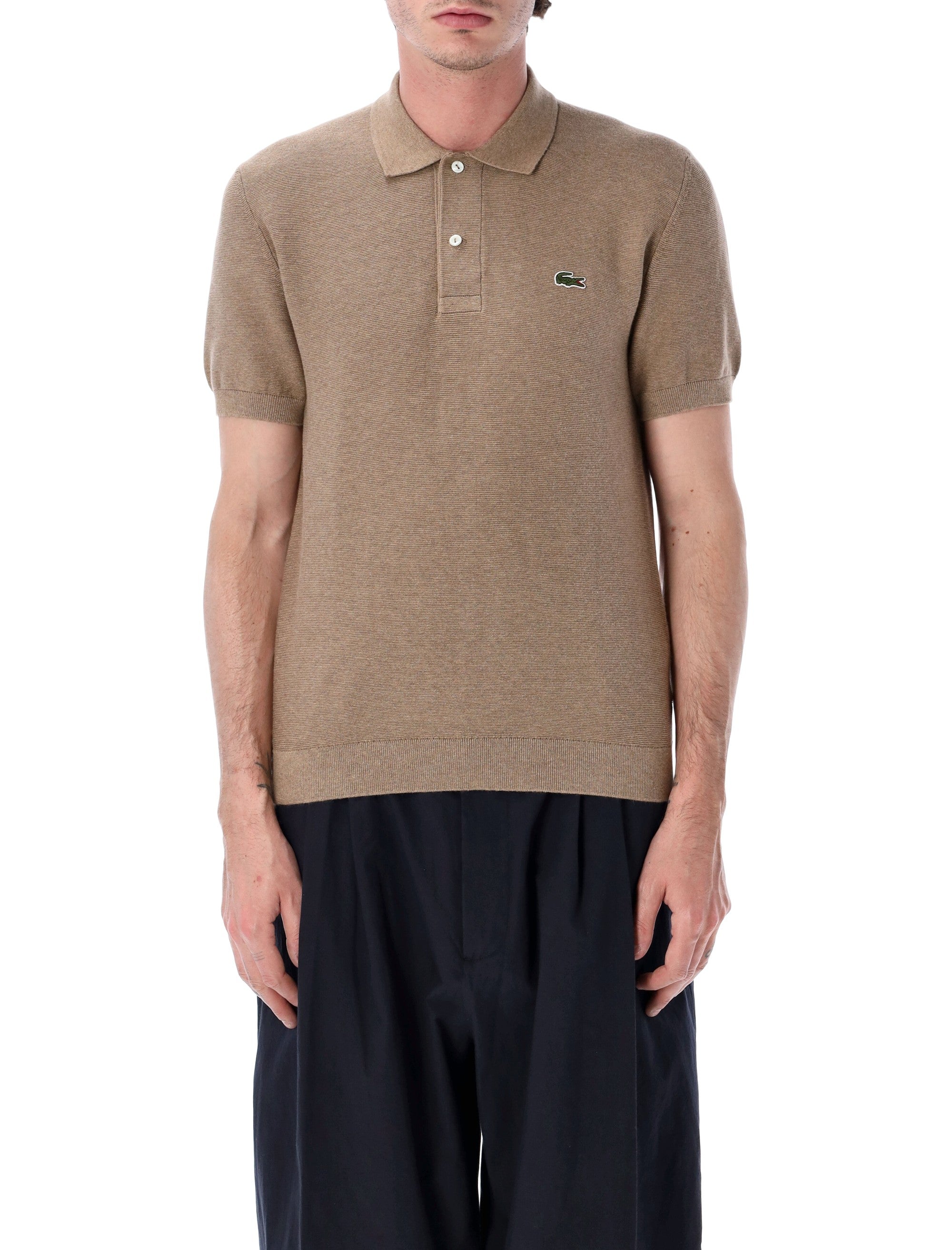 Bouclé Knit Polo Classic Fit