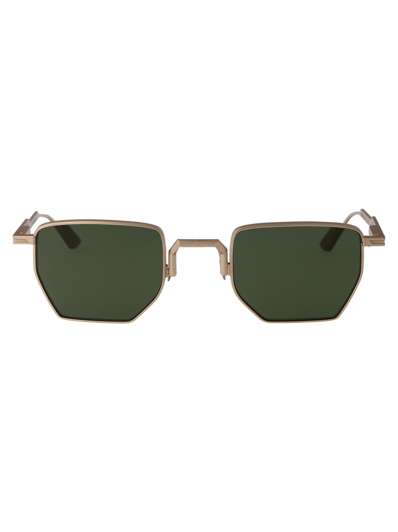 Gun With Gradient Flash Rose Gold Lenses Acetate Sunglasses
