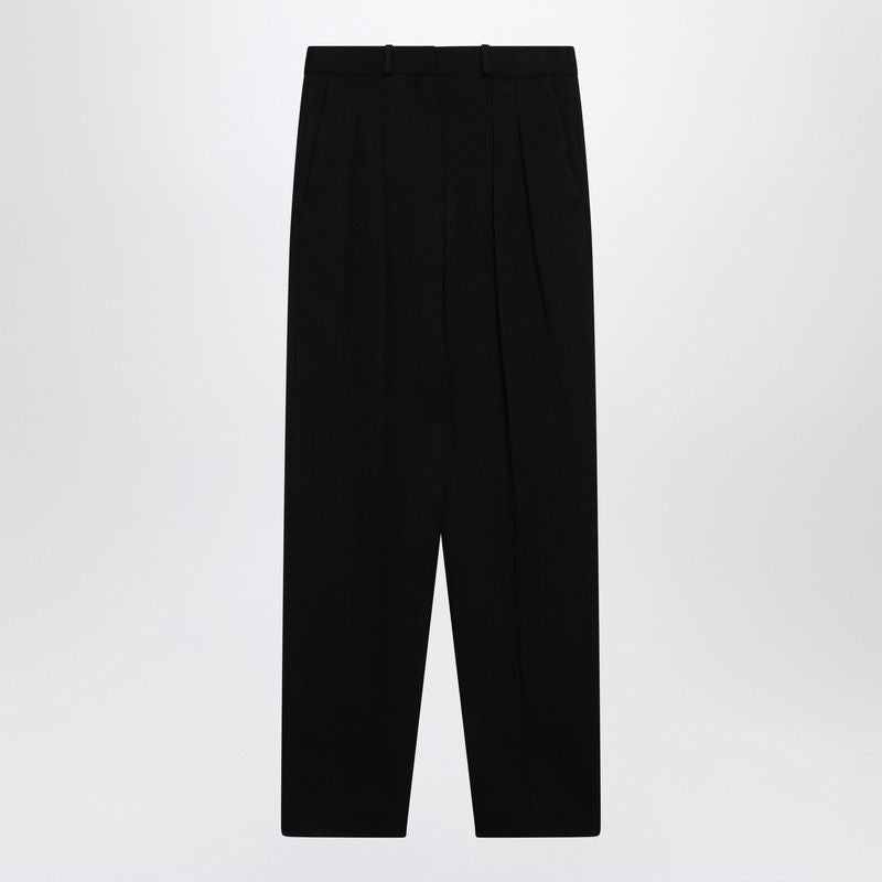 Black Woolblend Trousers