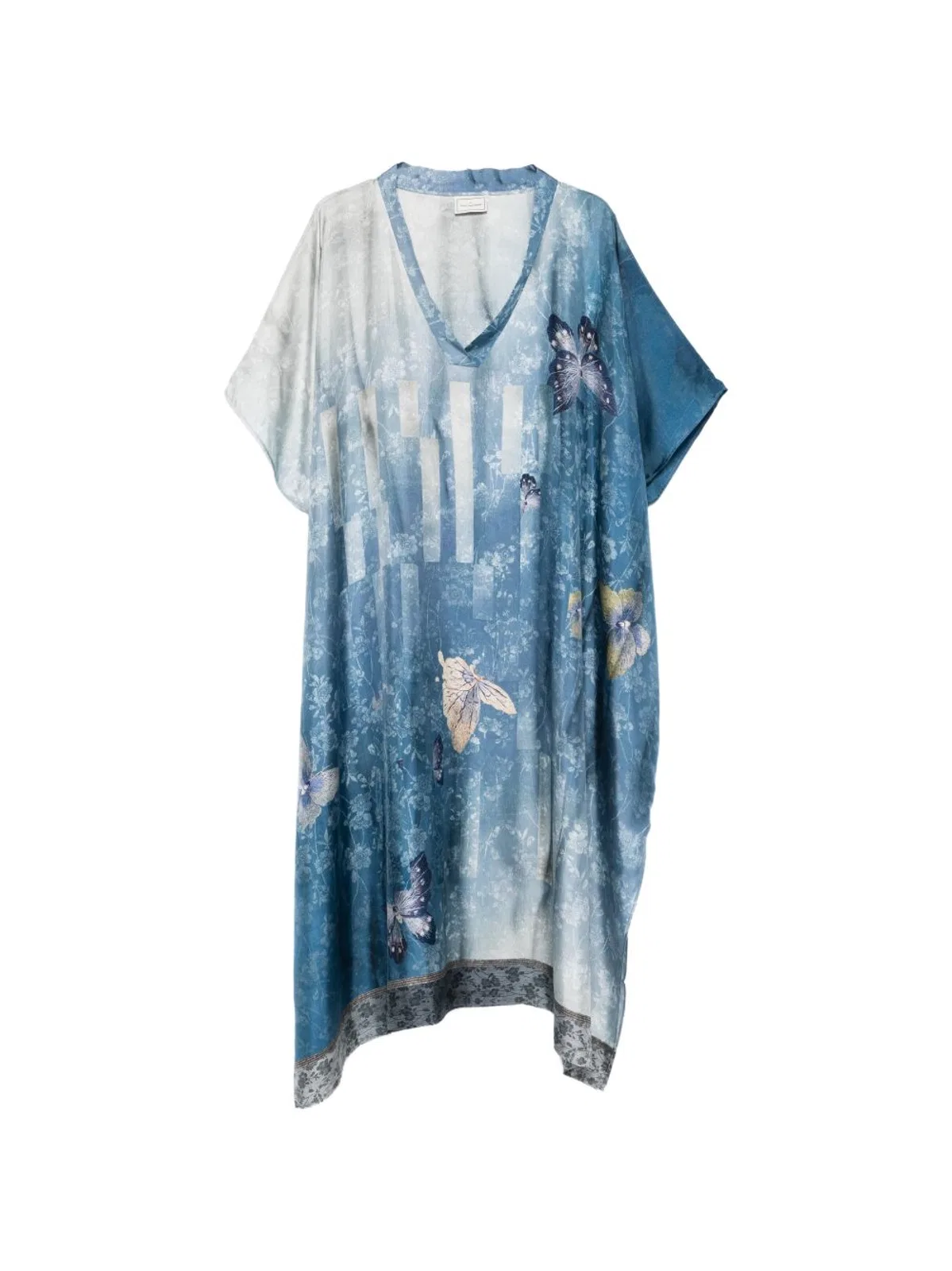 Printed Silk Kaftan