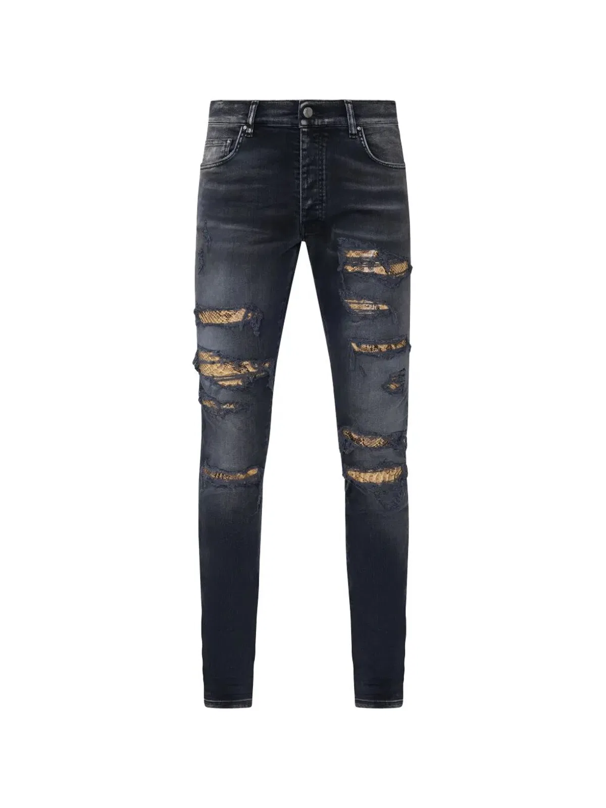 "Snake Thrasher" Skinny Jeans