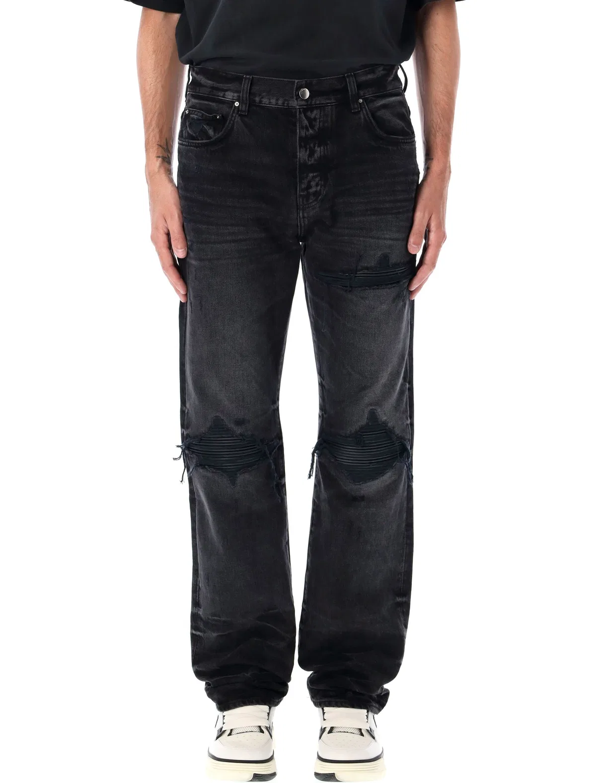Leather Straight Mx1 Jean