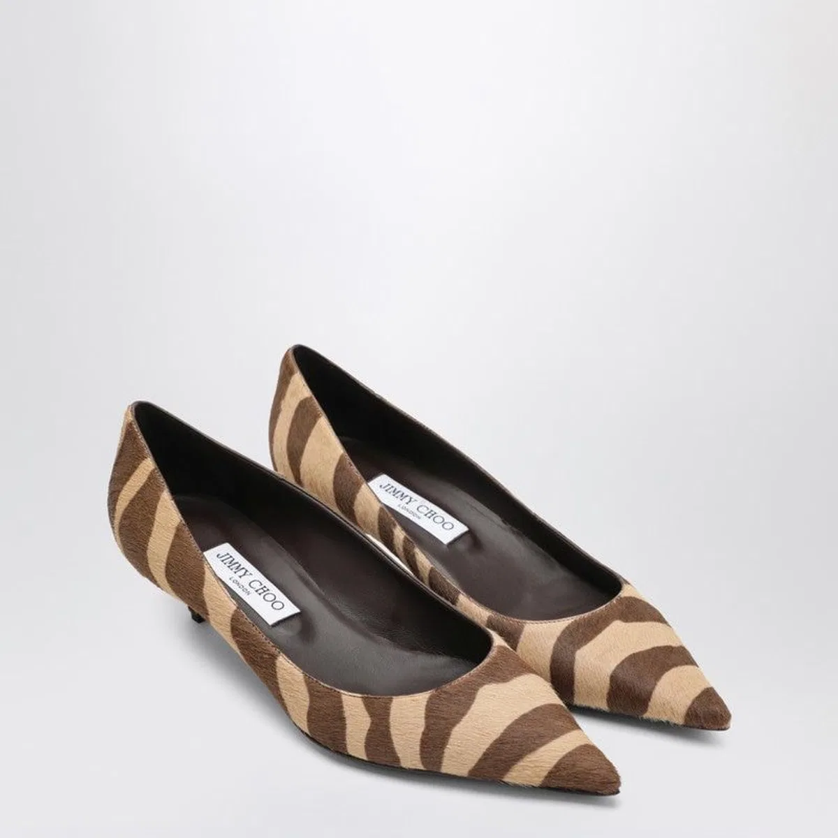 Amelia Pumps In Zebraprint Pony Hair