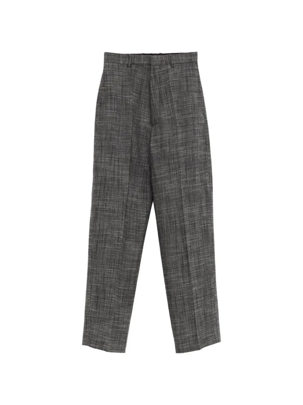 Phoebe Philo Silk And Linen Tailored Trousers In Gray