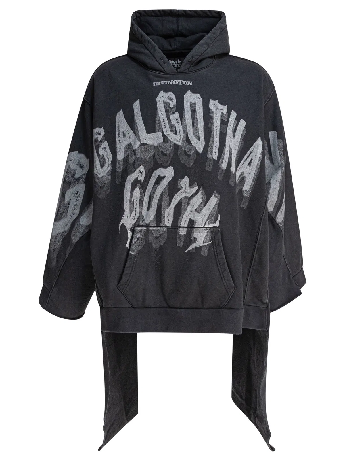 Black Cotton Sweatshirt