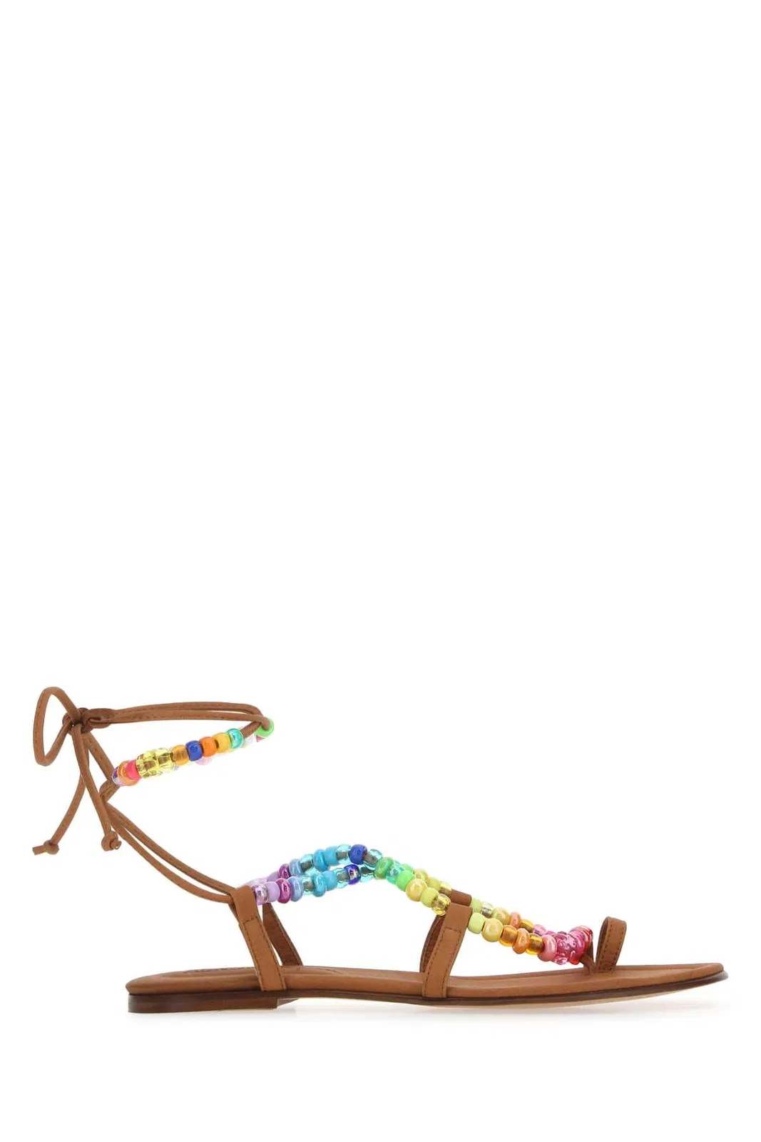 Embellished Synthetic Leather Arco-Iris Sandals