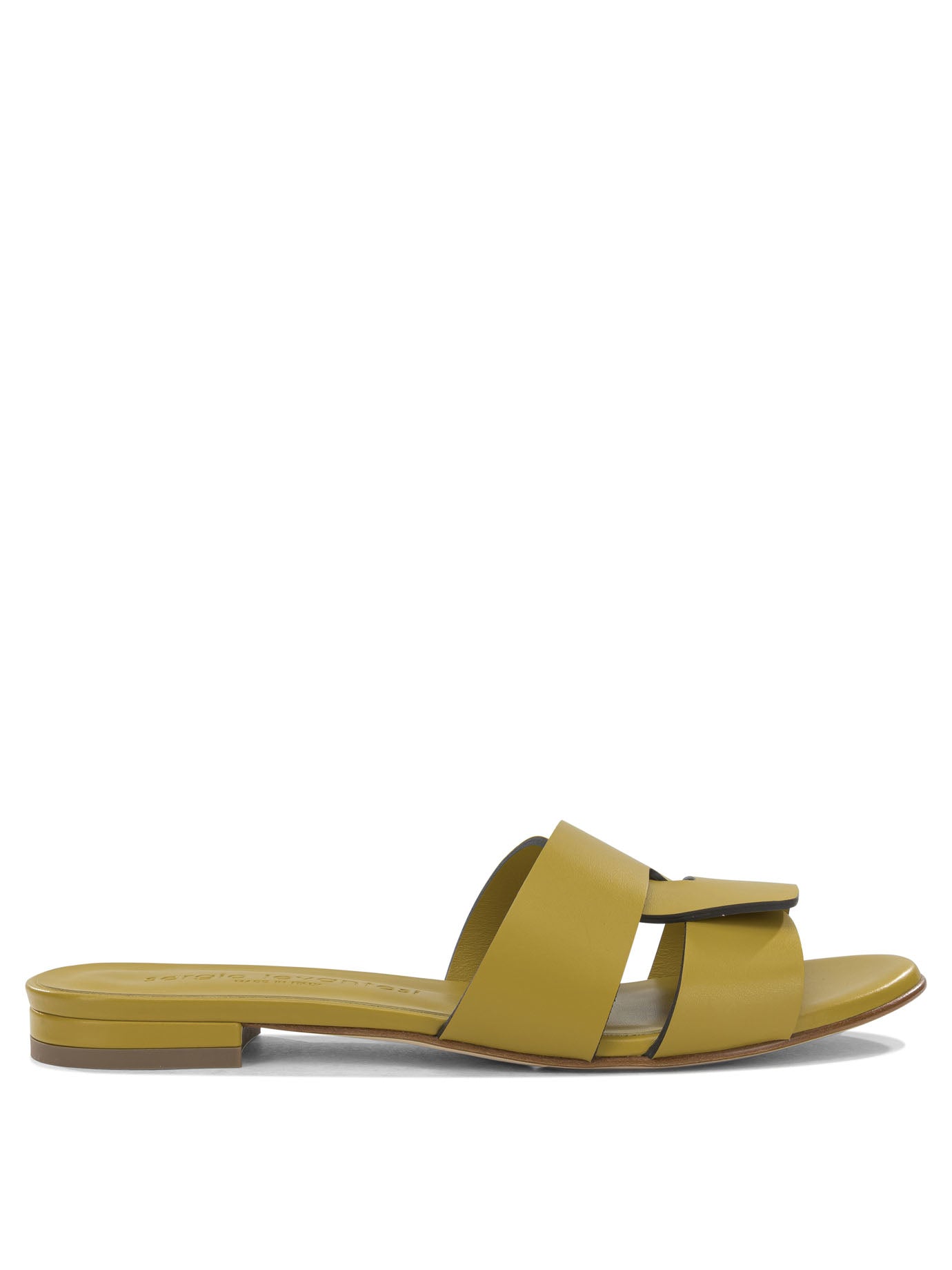 Yellow Leather Sandals