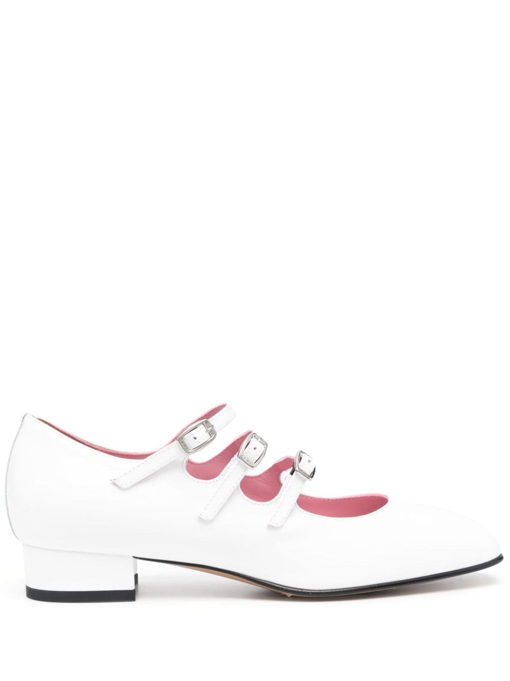 Ariana Patent Leather Mary Janes Ballet Flats