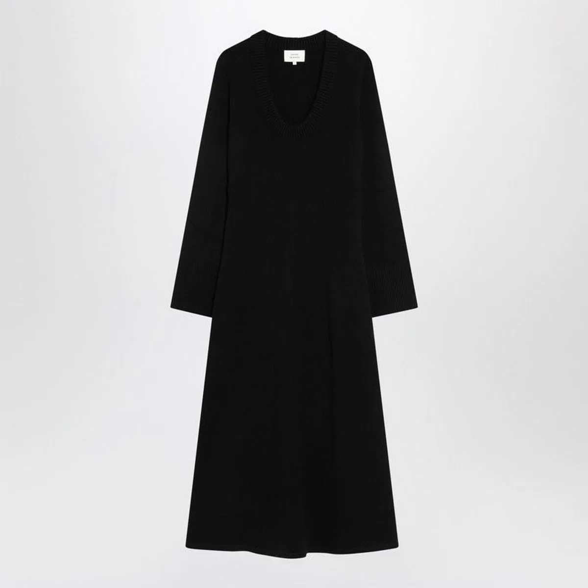 Long Black Ari Knit Dress