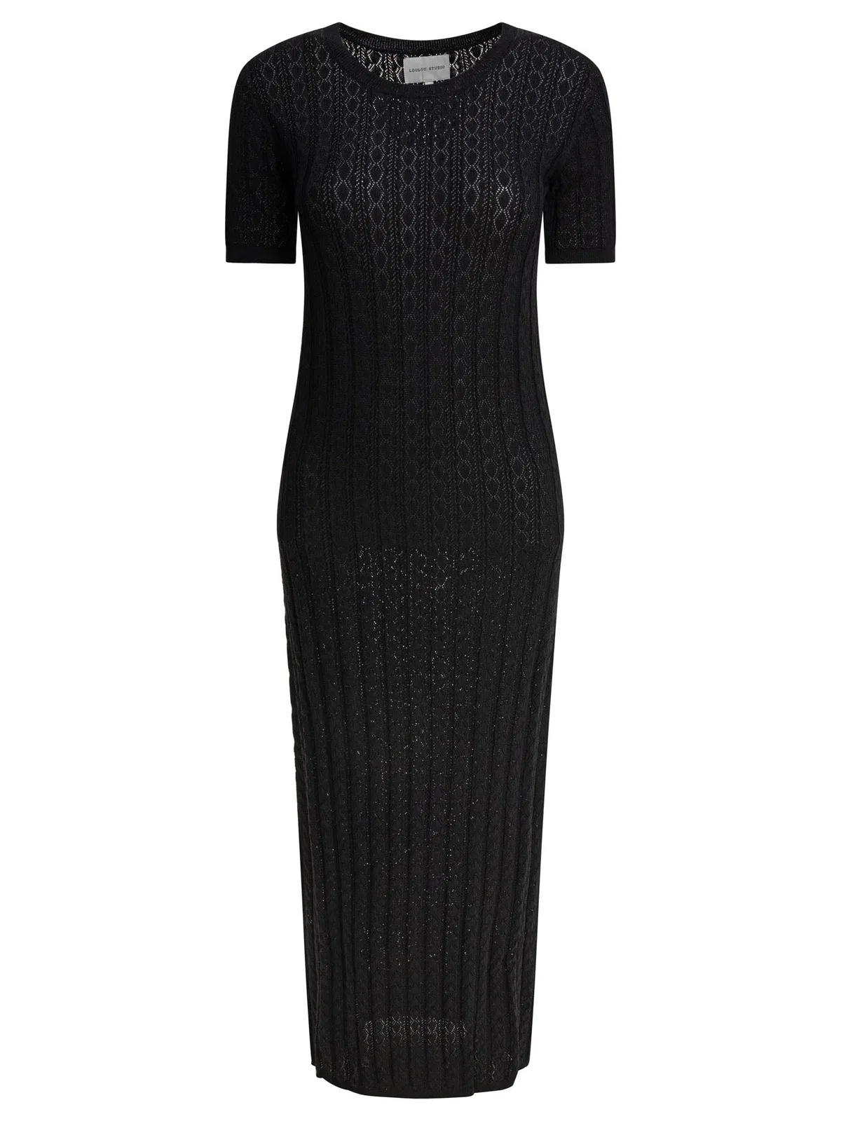 Black Elastane Dress