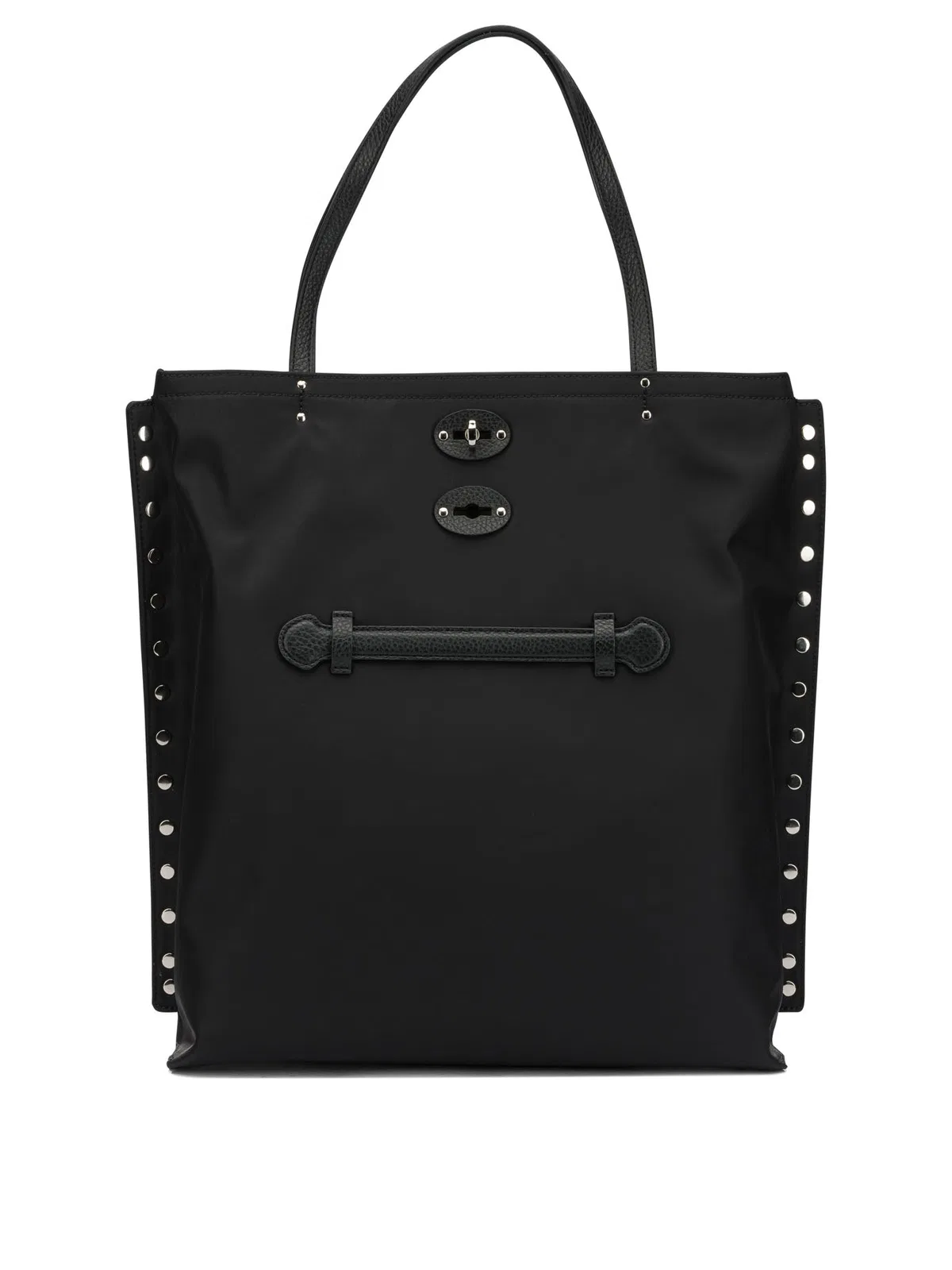 Zanellato Black Nylon Polyurethane Shoulder Bag