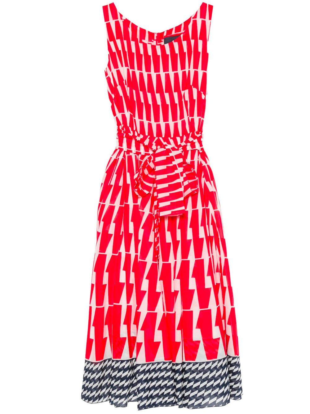 Aster Midi Dress With Impero Ombre-Print