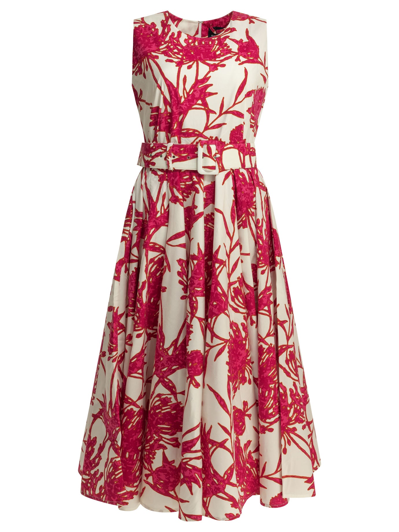 Fuchsia Cotton Spandex Dress
