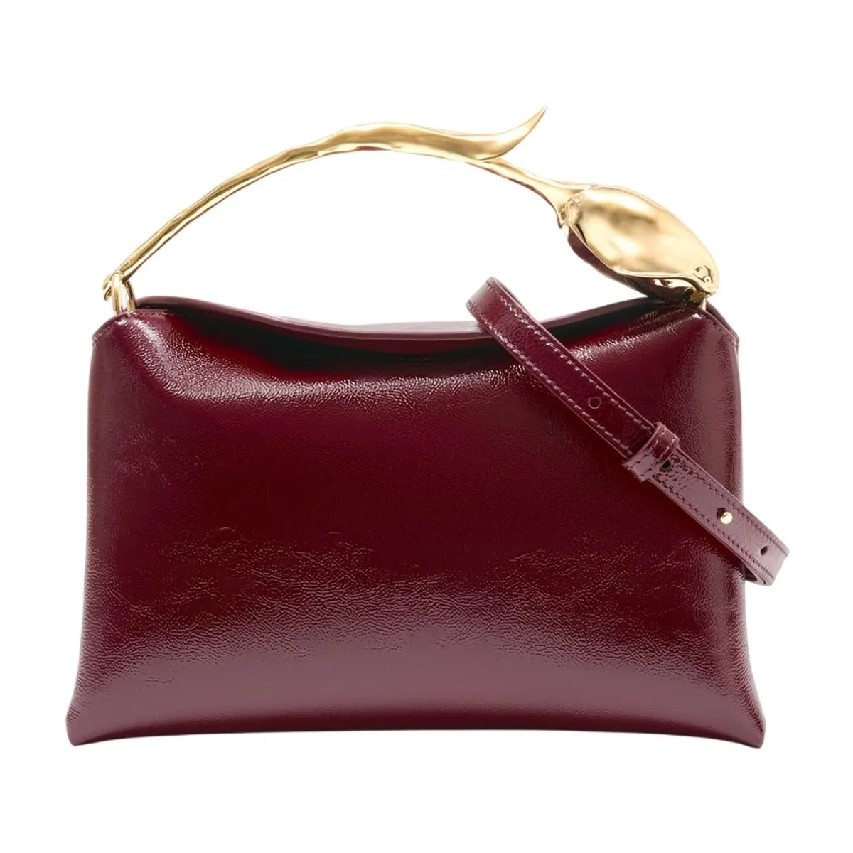 Medium Bloom Bag - - Leather - Burgundy