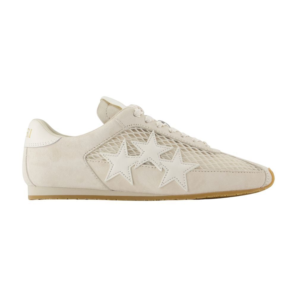Mesh Pacific Sneakers - - Leather - Beige