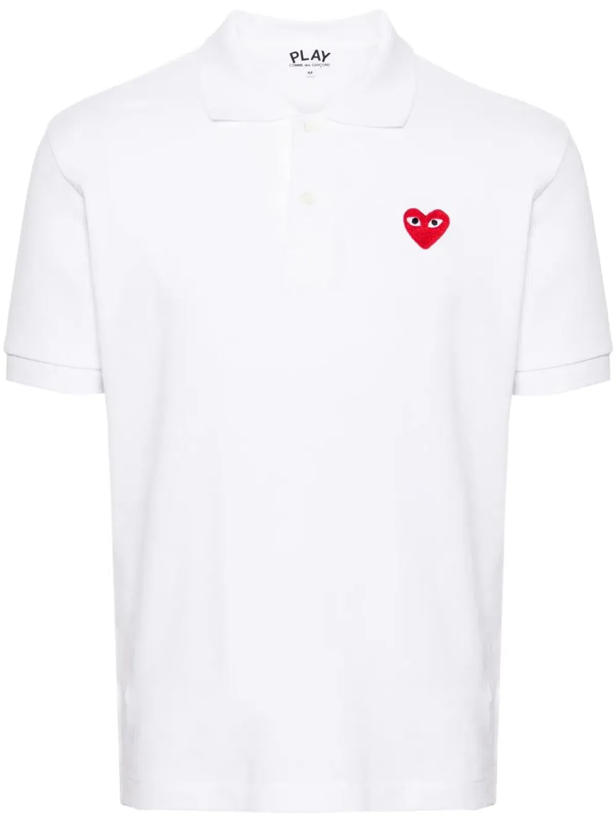 White Cotton T-Shirt Polo
