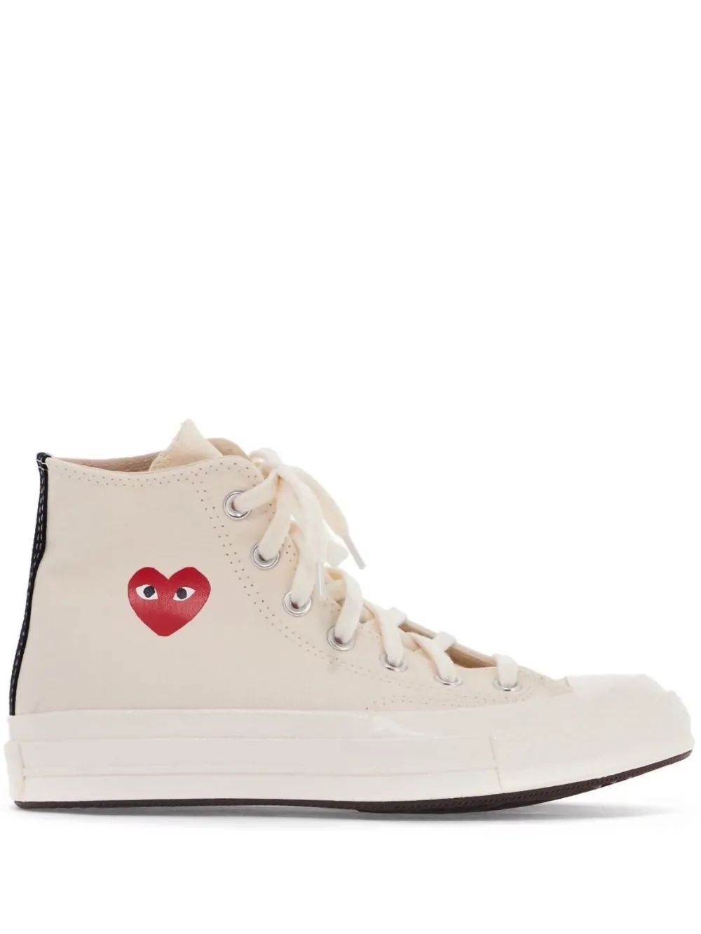 Small Red Heart Hi Top Shoes