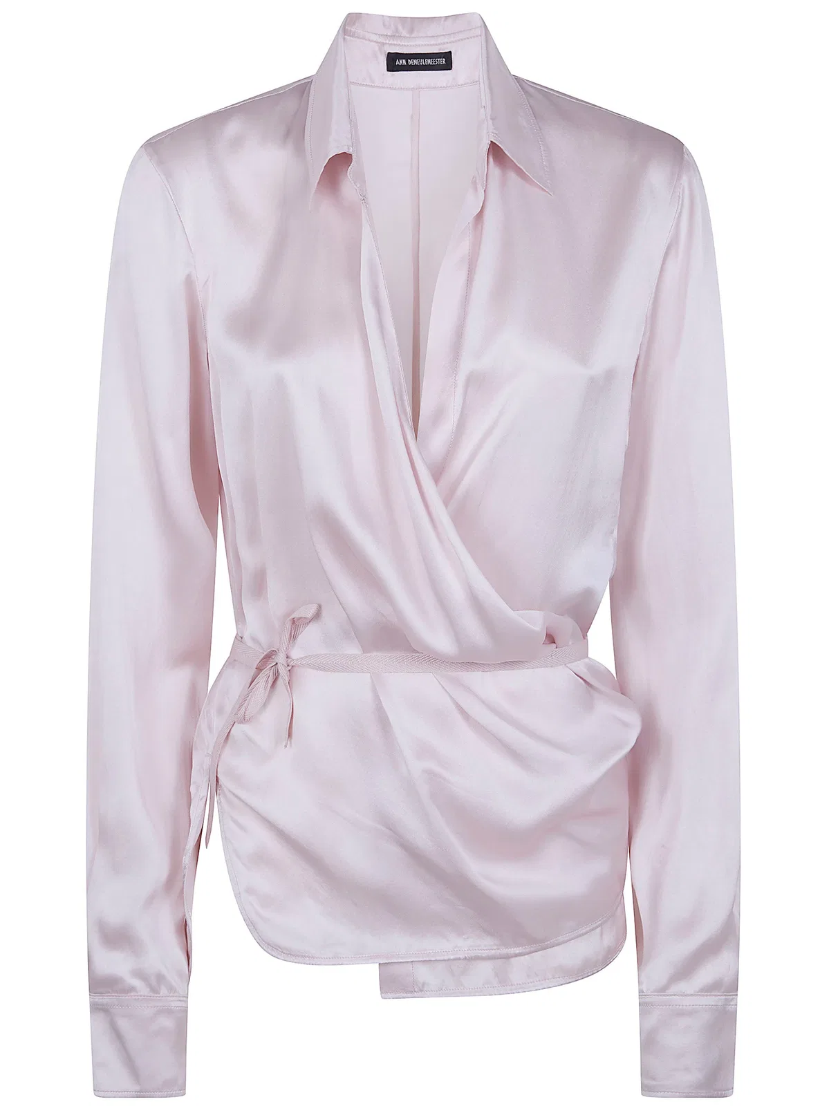 "Alba" Asymmetric Wrap Shirt