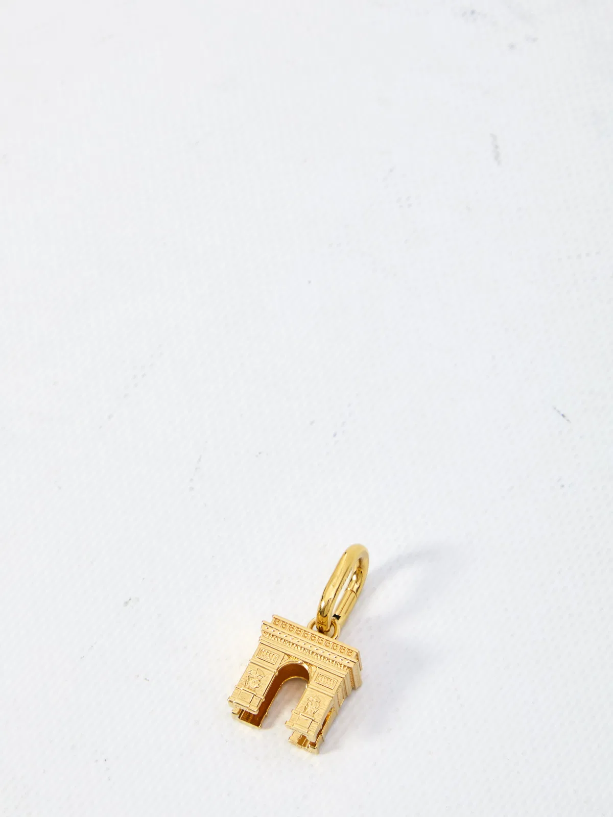 Golden Pendant Inspired By The Triumphal Arch.