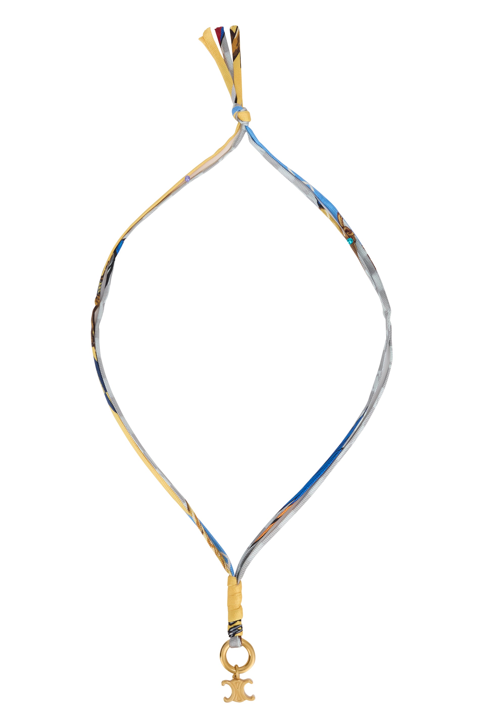 Necklace With Silk Cord