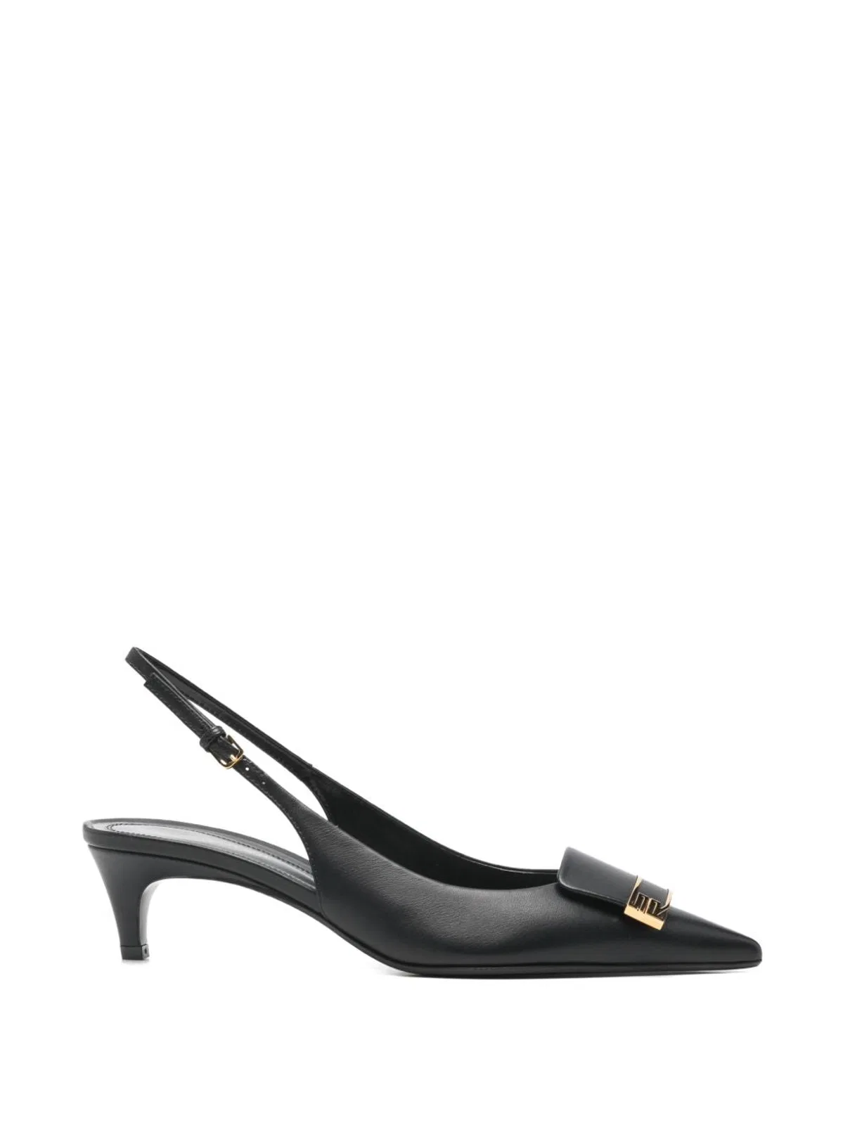 Leather Slingback Pumps