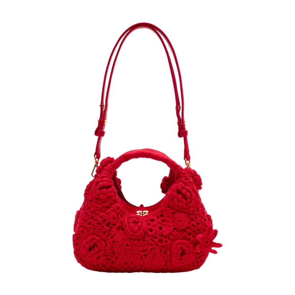 Hobo Mini Purse -  - Cotton - Red