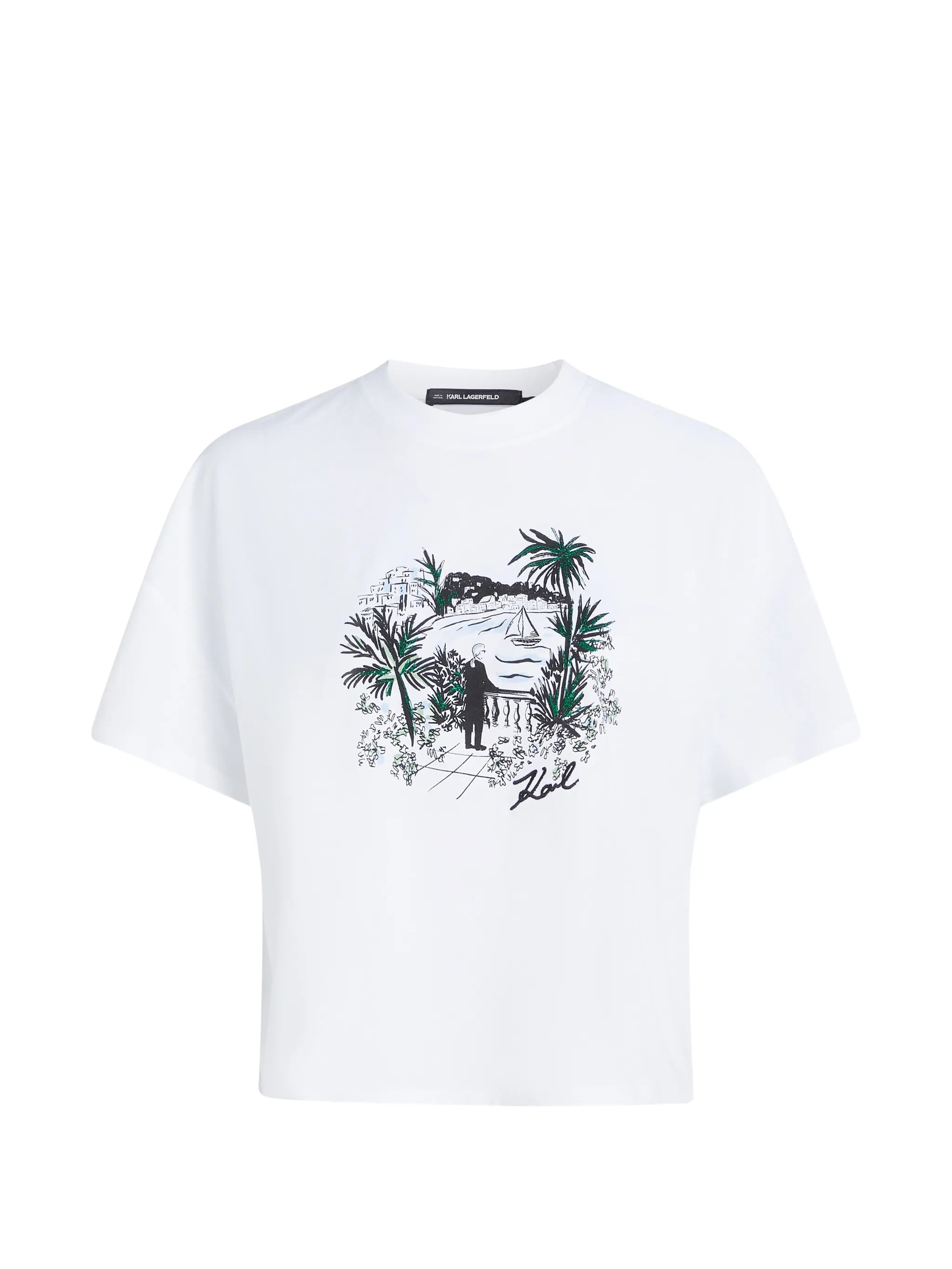 White Mc Villa Design T-Shirt