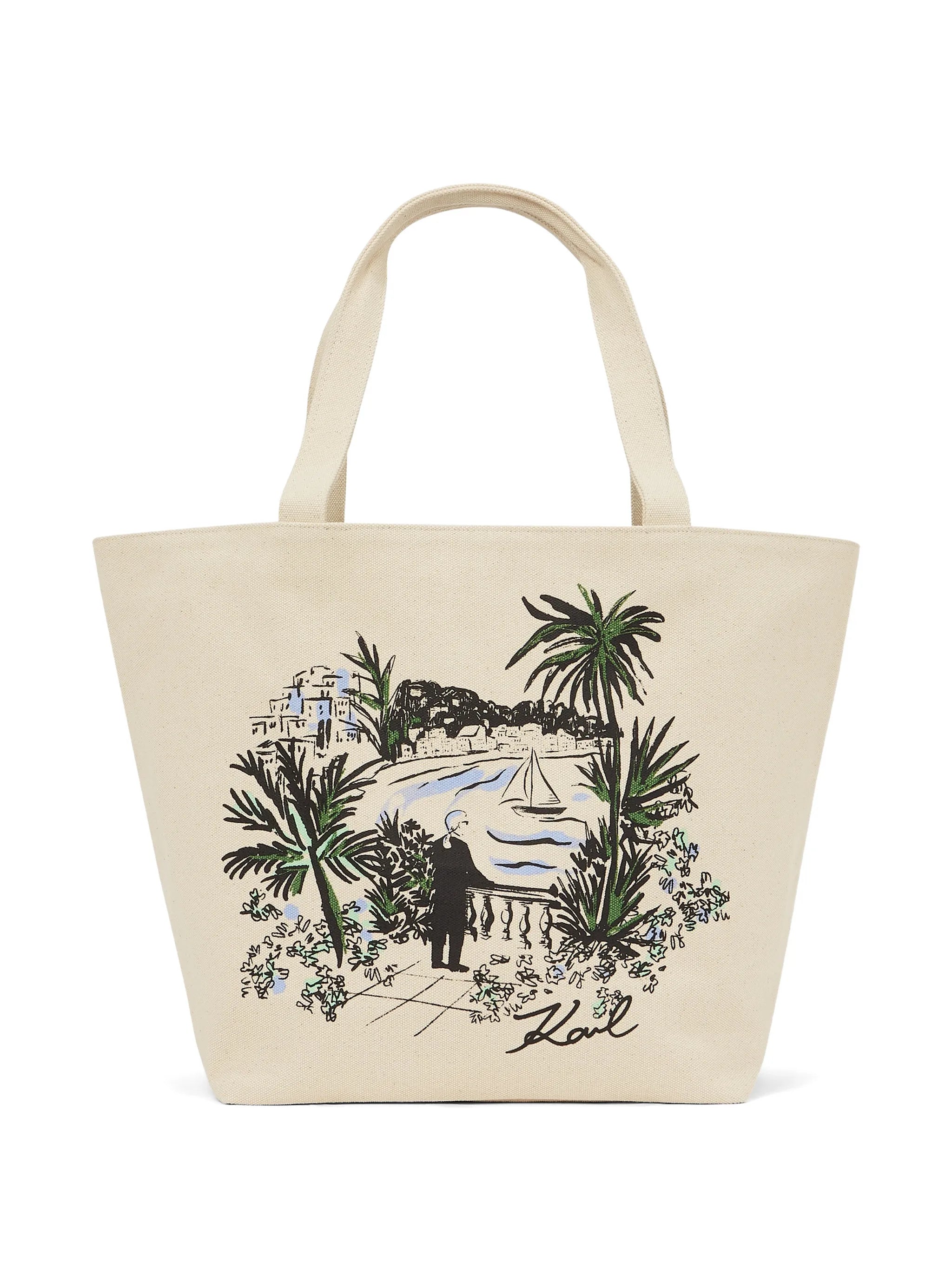Beige Canvas Shopper Villa Design