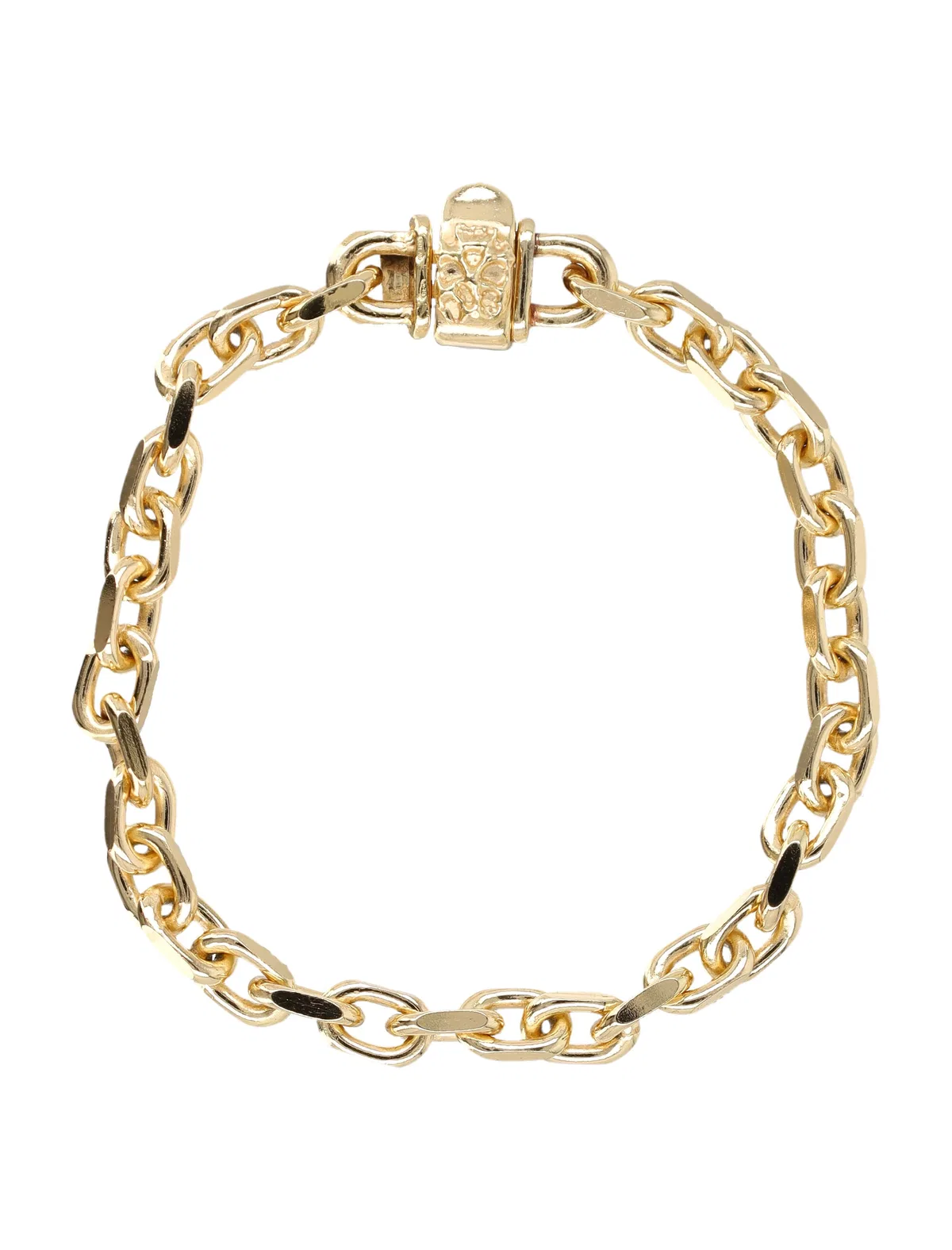 Gold-Plated Silver Chain Bracelet