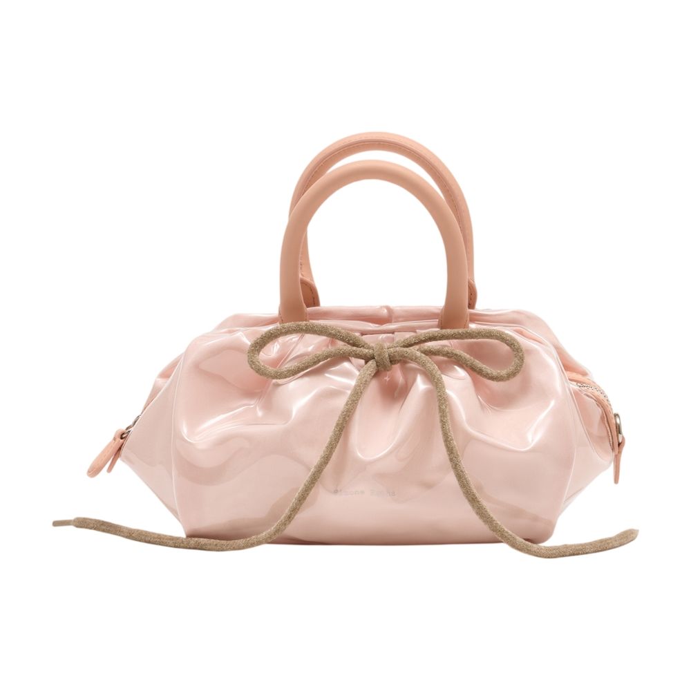 Mini Gathered Top Handle Bag
