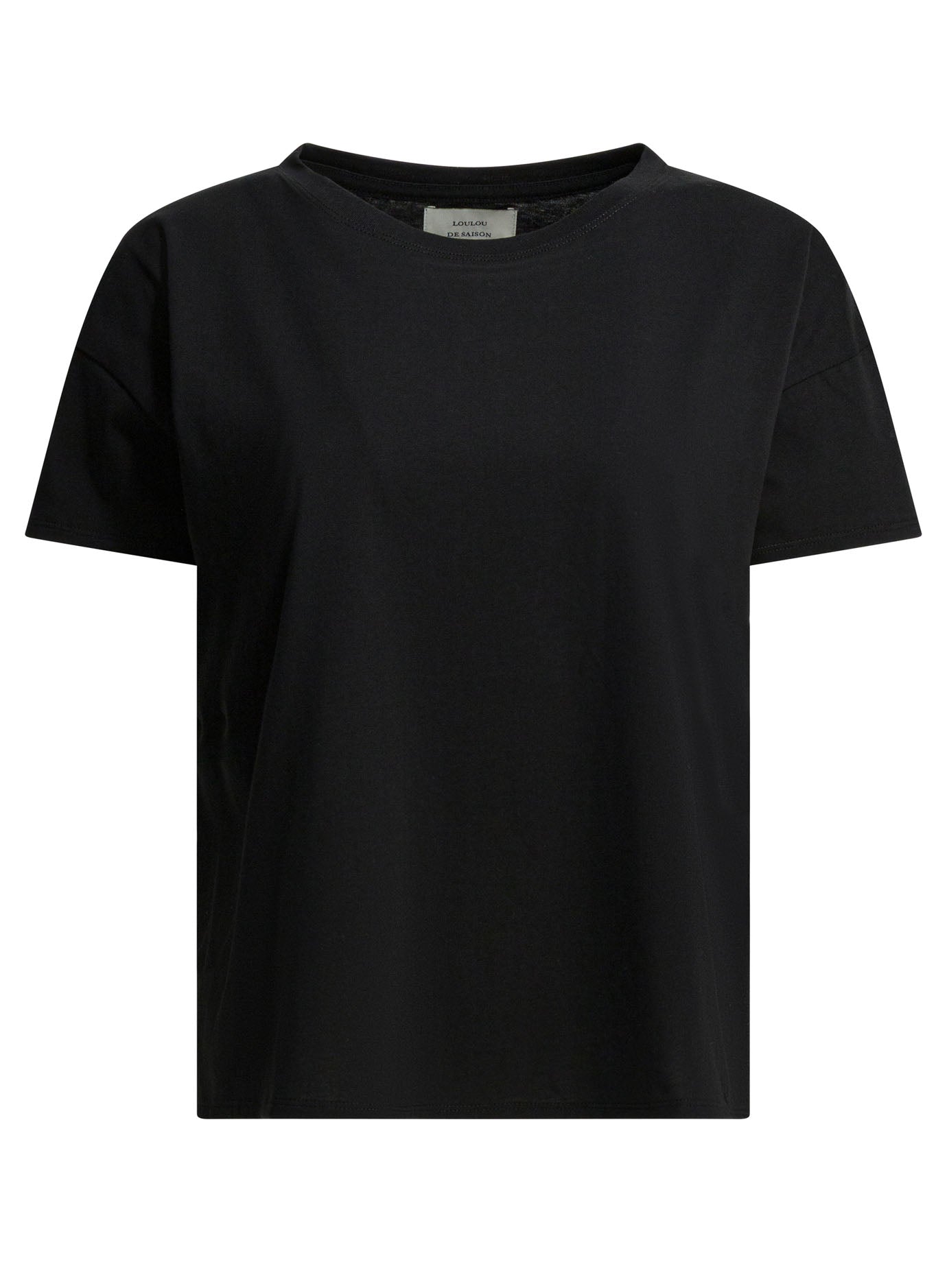 Black Cotton T-Shirt