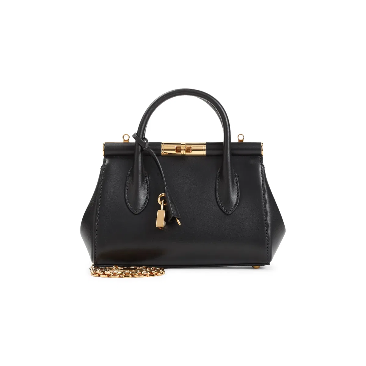 Dolce & Gabbana Black Leather Marlene Handbag