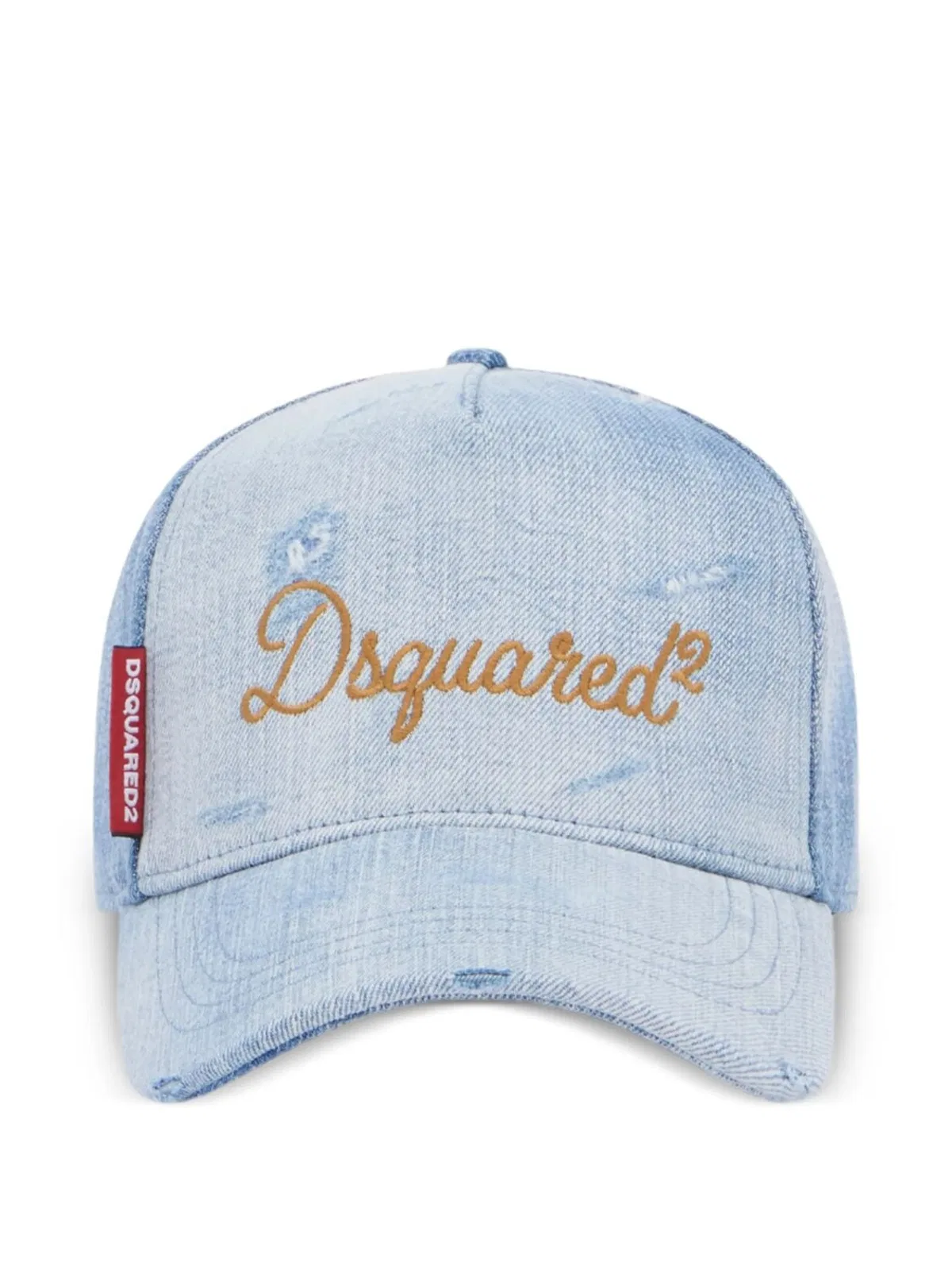 Dsquared2 Denim Cotton Cap In Blue