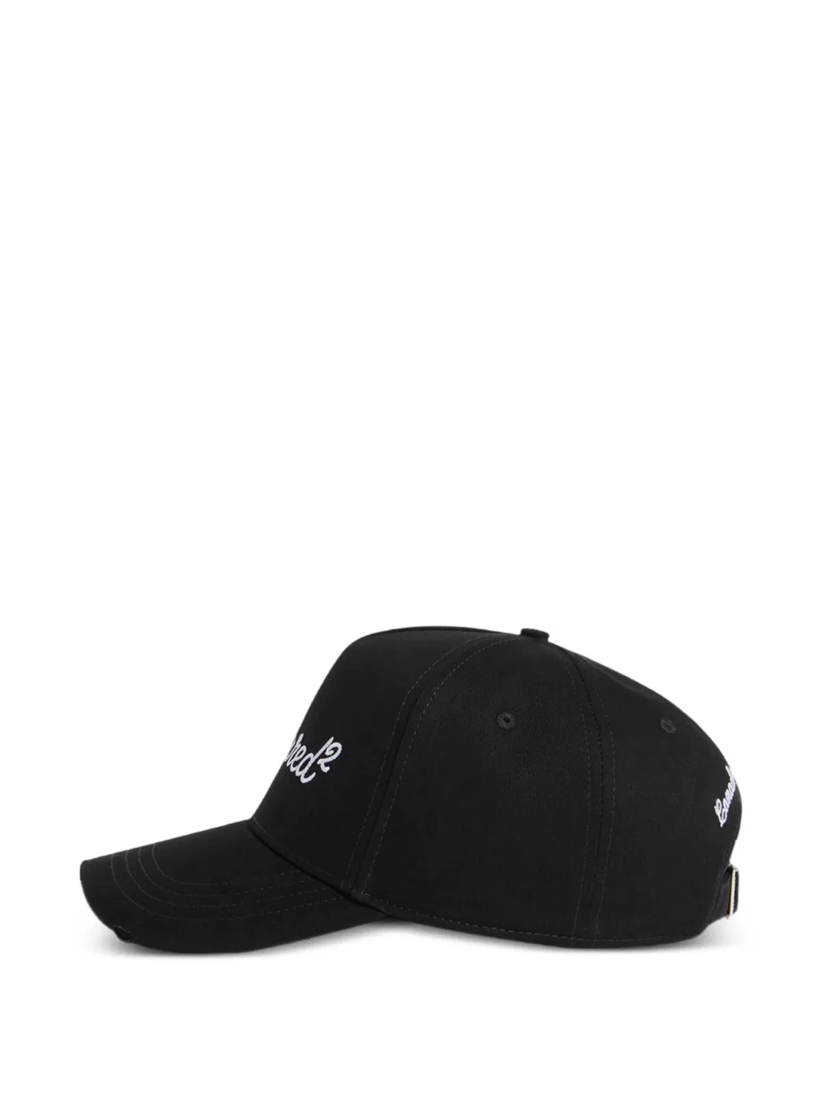 Dsquared2 Logo Embroidered Baseball Cap In Black