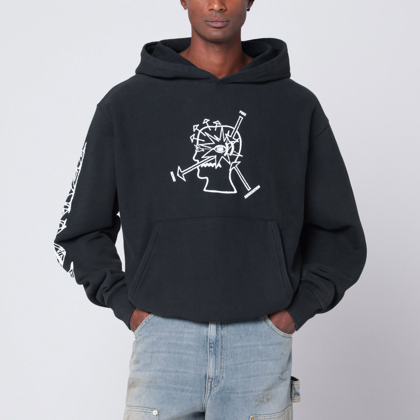 Faded Black Neuro Free Association Sweatshirt
