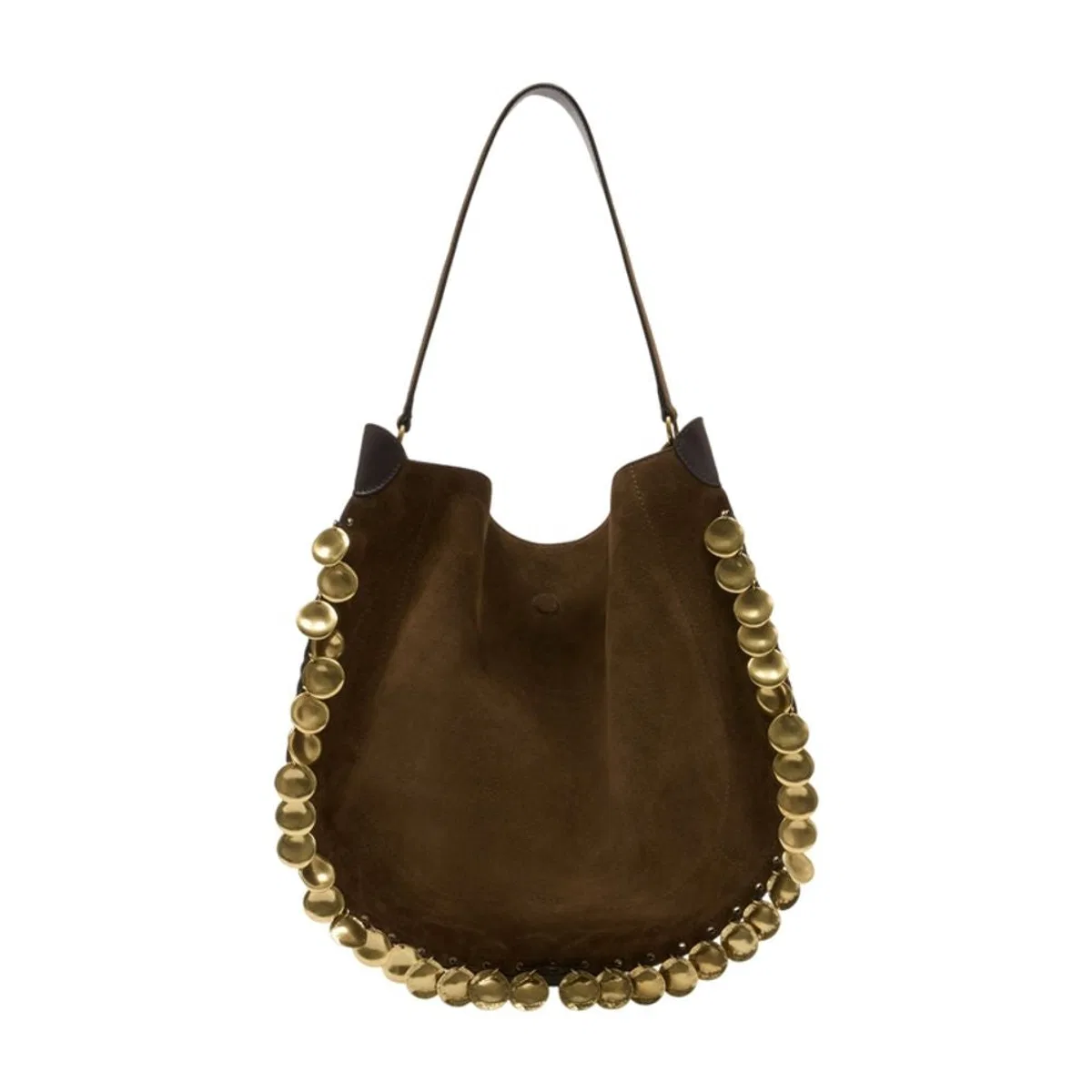 Isabel Marant Oskan Soft Zip Gd Shoulder Bag