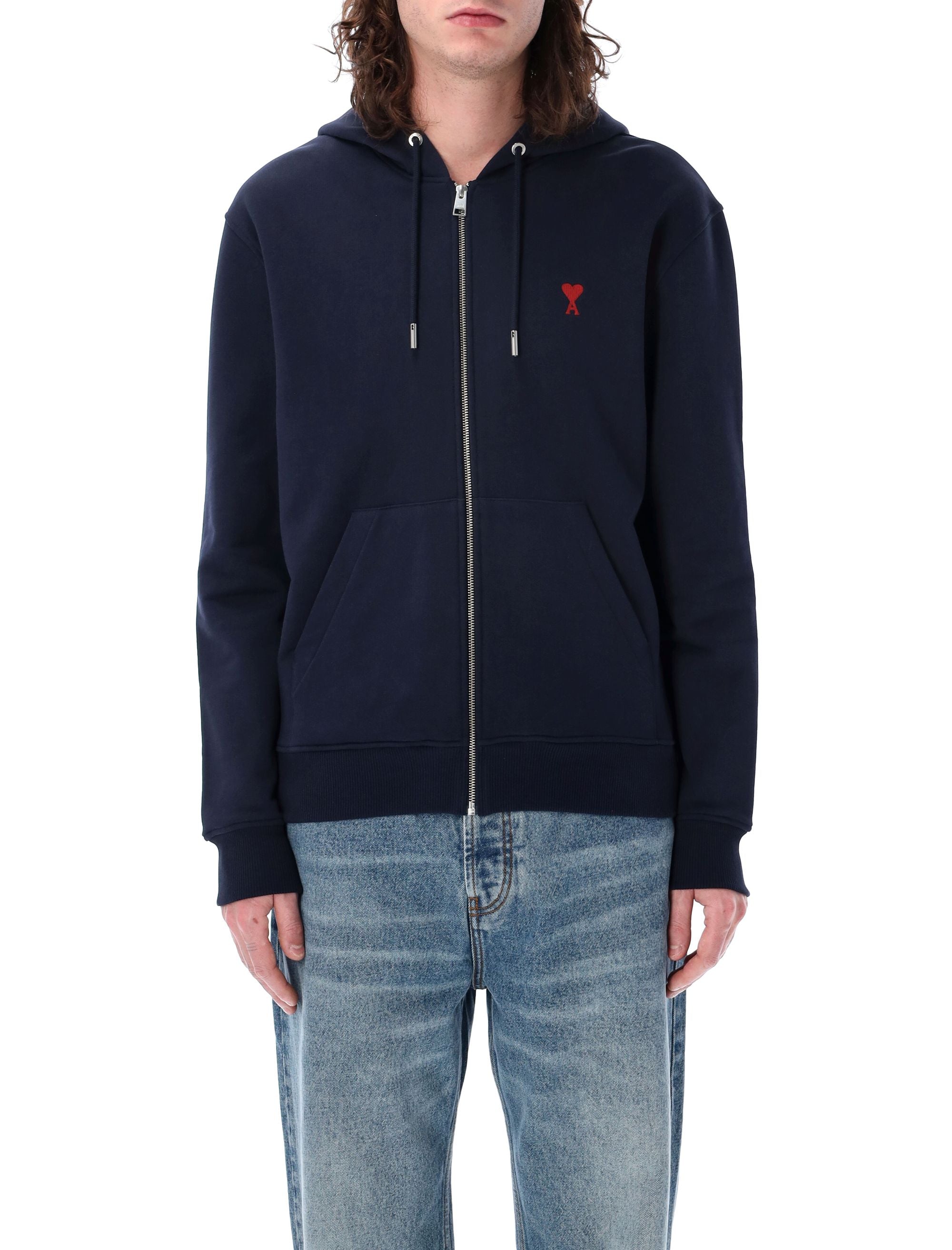 Ami De Coeur Zipped Hoodie