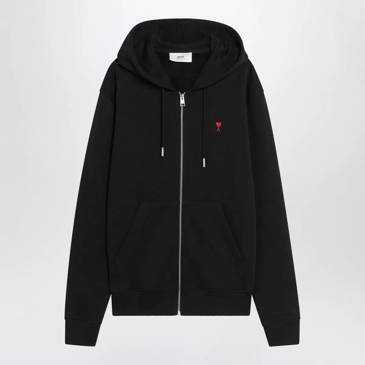 Black Ami De Coeur Zip-Up Sweatshirt